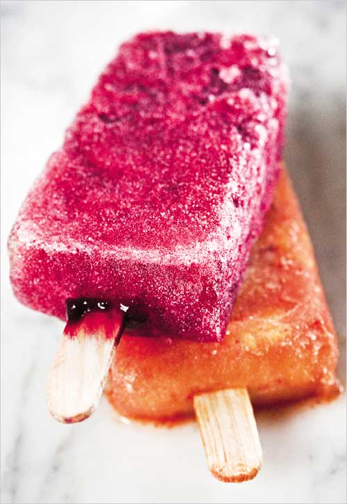 Organic Hibiscus- Sage & Strawberry Tea pops