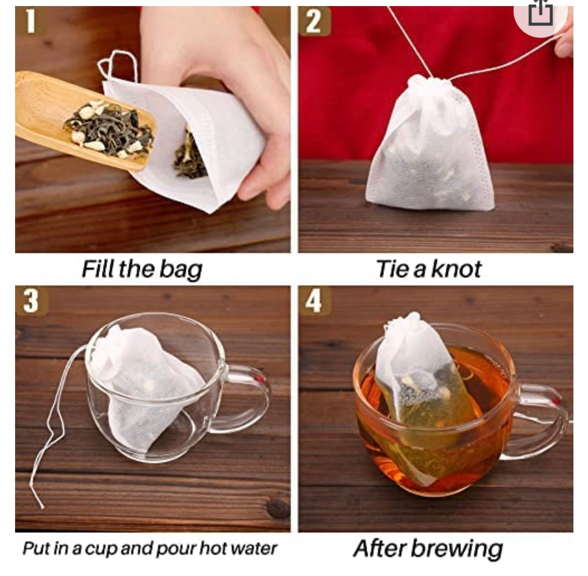 Loose leaf tea bags